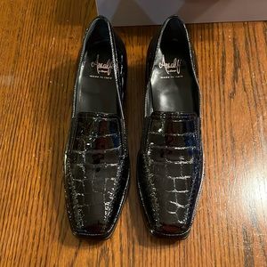 Amalfi by Rangoni black patent loafers 10M